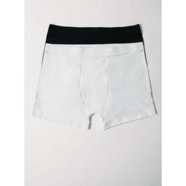 Imagem de Kit/2 Cueca Boxer Hering 77LT Masculina Algodão T. P/XXG, P, 1a, Preto