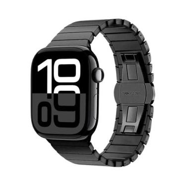 Imagem de Pulseira De Metal Em Aço Inoxidável Para Apple Watch 46 42mm Ultra3 49