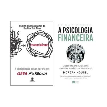 Imagem de Kit estabilidade financeira: essencialismo + a psicologia financeira. 