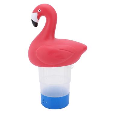 Imagem de CL2 FLOATER, FLUSE DE DISPOSTOR DE MINI FLUSTO DESLANTE TRANSPARENTE FLAMINGO FLAMINGO FLAMING CL2 FLOATER PARA 3 Polegadas Spa Piscina da Banheira DE Hidromassagem