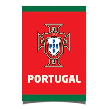 Imagem de Desert Cactus Pôster da Federação Portuguesa de Futebol de Portugal FPF Seleção das Quinas Futebol 28 x 43 cm Decoração de Escritório Decoração Oficial Fan Gear (28 x 43 cm, Versão D)