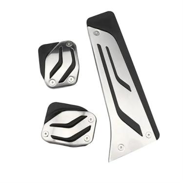 Imagem de EFDNK-HB Capas de pedal de freio de acelerador de carro universal antiderrapante pedais para acessórios automotivos protetores de pedal de veículo (3 peças MT)