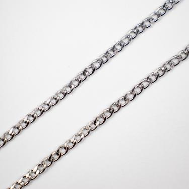 Imagem de Colar Corrente Obá Divindade Guerreira 3 cm Metal Niquelado