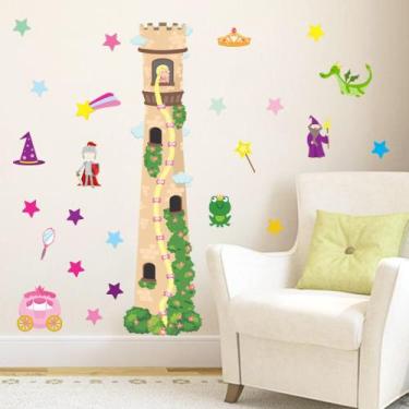 Imagem de Régua de Crescimento Infantil Torre da Princesa - TaColado.