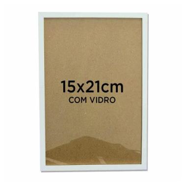 Imagem de Moldura Para Quadro Decorativo A5 15x21cm Com Vidro - Várias Cores - T
