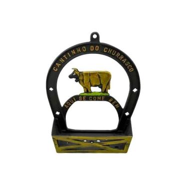 Imagem de Suporte Porta Tempero e Condimentos Alumínio Fundido Vaca - Gaspar