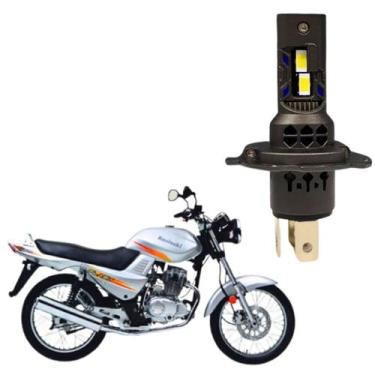 Imagem de Lâmpada Ultraled H4 Moto Kasinski Farol Alto Baixo Milha Branca 6000K 