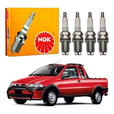 Imagem de Jogo Velas Ngk Fiat Strada Adventure 1.6 8v 16v 2000 A 2003