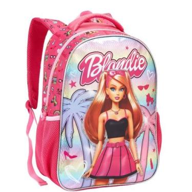 Imagem de Mochila Escolar Infantil Da Barbiecore