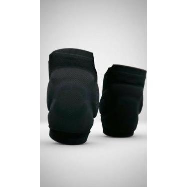 Imagem de Joelheira Esportiva Profissional Unissex Preta - Congratulations Store