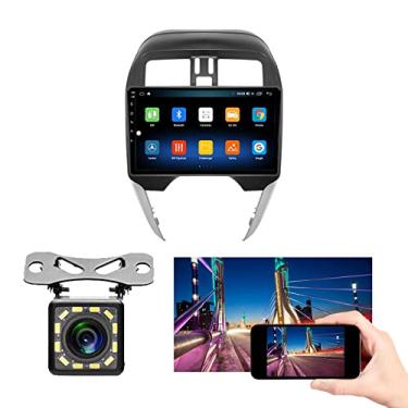 Imagem de Rádio estéreo para carro para Nissan Sunny Almera 2014-2018,áudio para carro 9 polegadas androide 10 HD Touchscreen Monitor Estéreo para carro,estéreo para carro com bluetooth GPS Navegação para link de espelho estéreo multimídia para carro