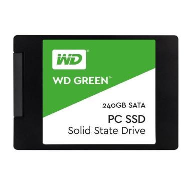Imagem de SSD WD Green 240GB 2.5´ SATA III 6Gb/s Leituras: 545MB/s e Gravações: 465MB/s