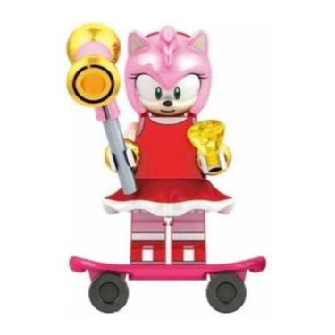 Imagem de Blocos De Montar Amy Rose Skate Sonic The Hedgehog