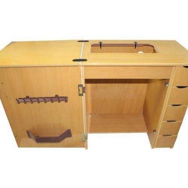 Imagem de Gabinete para Máquina de Costura Doméstica cor Marfim