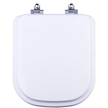 Imagem de Tampa de Vaso Sanitário com Amortecedor Quadra Branco para Bacia Deca