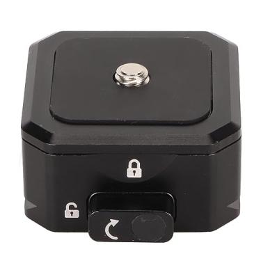 Imagem de Placa de Liberação Rápida Adaptador de Placa de Câmera Liga de Alumínio Almofada de Borracha Antiderrapante Leve Portátil Resistente Durável para Monitores de Câmeras DSLR Sem