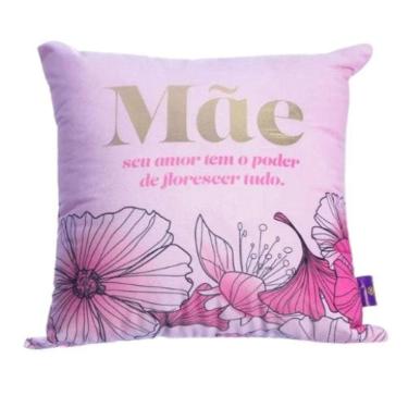 Imagem de Almofada Dia Das Mães Floral 10065232 40x40cm ZonaCriativa