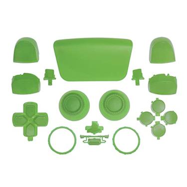 Imagem de WPS Conjunto de botões de gatilho Dpad R1 L1 com anéis de destaque para controle PS5 Playstation (verde)
