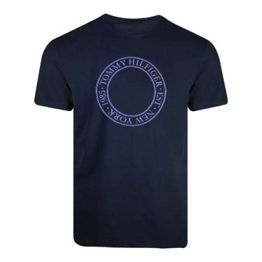 Imagem de Camiseta Tommy Hilfiger Embroidery Roundel Tee Azul Marinho-Masculino