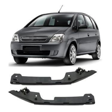 Imagem de Par Suporte Guia Parachoque Meriva 2003 2004 2005 2006 2007 2008 2009 2010 2011 2012
