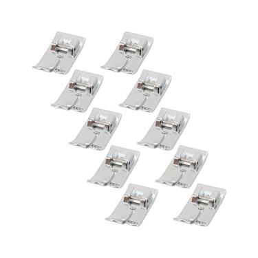 Imagem de Máquina de costura que pressiona pé, pés de máquina de costura de aço inoxidável para máquinas de costura domésticas