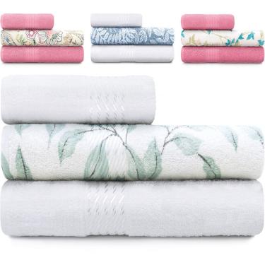 Imagem de Kit Toalha 3 Peças Banho + Rosto 100% Algodão Felpudo Prisma Dohler - Emcompre