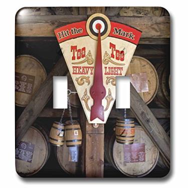 Imagem de 3dRose lsp_90417_2 Kentucky, Makers Mark Bourbon em destilaria de madeira US18 LNO0001 Interruptor de interruptor duplo Luc Novovitch