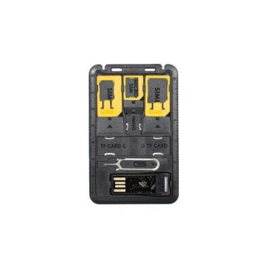 Imagem de Case Para Chips Newlink Ad200 Cartão Micro Sd Com Adaptadores