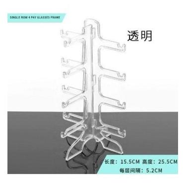 Imagem de 10 Expositor De Oculos Acrilico Balcao 4 Niveis Vitrine - oem, Branco