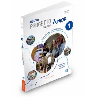 Imagem de Livro - Nuovo Progetto Italiano Junior 1 (A1) - Libro Di Classe E Quad