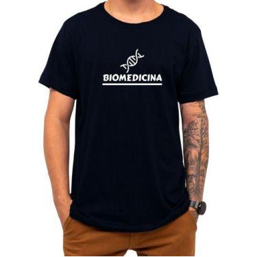 Imagem de Camiseta Faculdade Biomedicina Universidade 100% Algodão - Loja Click 