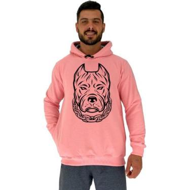Imagem de Blusa Moletom Tradicional Com Touca MXD Conceito Pitbull Gangster, Mas