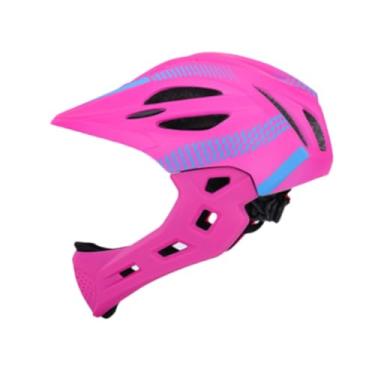 Imagem de menolana Capacete de bicicleta para crianças capacete de ciclismo multiuso na moda capacete esportivo crianças capacete de bicicleta para andar de bicicleta ao, Rosa Vermelha