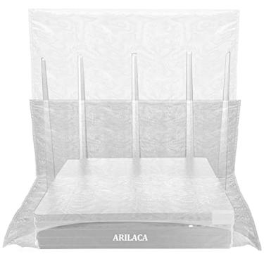Imagem de Arilaca Capa Grande para Roteador Wifi Bolsa Faraday Proteção Emf Bloqueador Wifi Gaiola Faraday para Medidor Inteligente Capa Bloqueador Emf Bloco de Sinal Escudo Emf Proteção 5G Suporte para Cartão