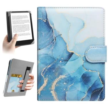 Imagem de HoYiXi Capa universal para Kindle eReader de 17.8 cm compatível com Paperwhite/Pocketbook de 17.3 cm e Tolino/Kobo Clara 2E/Kobo Clara HD, 15.2 cm, 17.3 cm capa protetora eReader bolso embutido,
