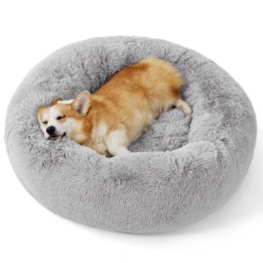 Imagem de Cama para Cães Bedsure - Formato Donut Lavável para Cães Médios