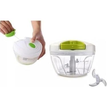 Imagem de Mini Processador de Alimentos para Triturar Alho e Cebola. Práticas e Versáteis. Evitando o Contato Direto com Alimentos que Podem Causar Odores ou Irritação nas Mãos. Cor (verde)