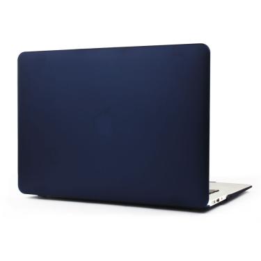 Imagem de Capa Case Slim Compativel com Macbook air 13 A1466 / A1369 / MQD32BZ-A de 2010 à 2017 azul marinho fosco