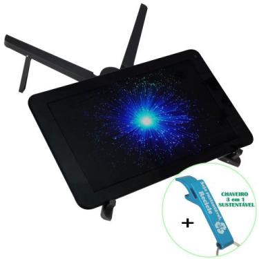 Imagem de Suporte para Notebook Tablet Dobrável Ajustável + Chaveiro CBRN18628 -
