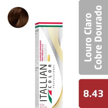 Imagem de Coloração Itallian Color Professional  60g  Tons De Cobre - Itallian H