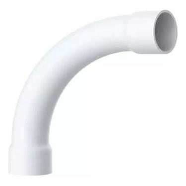 Imagem de Curva 90 Para Eletroduto PVC Branca 1/2 - Inpol