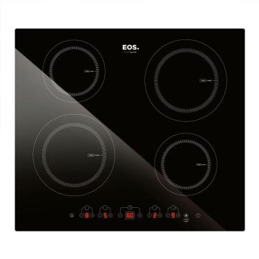 Imagem de Fogão Cooktop de Indução 4 Bocas Preto 7500w Cheff Gourmet Eci04ep 220v - Eos B166390