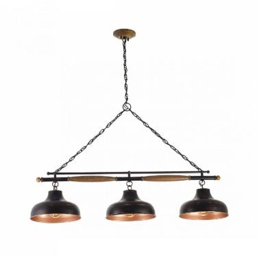 Imagem de Trilho Brooklyn 3L Madelustre Preto E Cobre