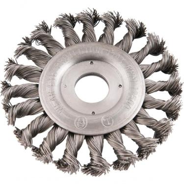 Imagem de Escova Circular Torcida 4.1/2X1/2 Furo 7/8 Aço Carbono Pol