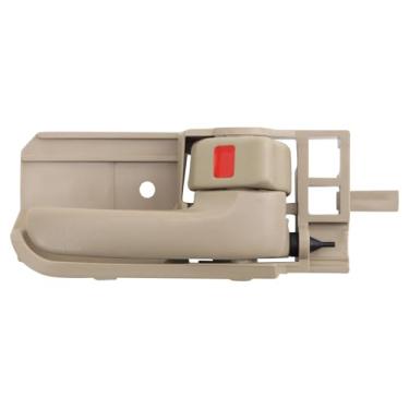 Imagem de TRQ Maçaneta interna bege do lado do passageiro compatível com 2003-2008 Pontiac Vibe 2005-2010 Scion tC 2004-2006 xA Toyota Corolla Matrix 2005-2015 Tacoma