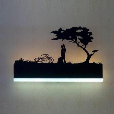 Imagem de 12w Led Modern Iron Pattern Design Mural Light Para Bar Da Sala De Estar