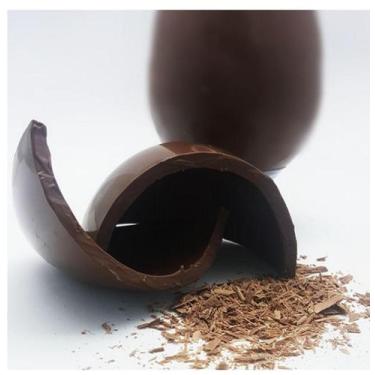 Imagem de Forma Especial Ovo Casca 3 Partes com Silicone de 500g - BWB