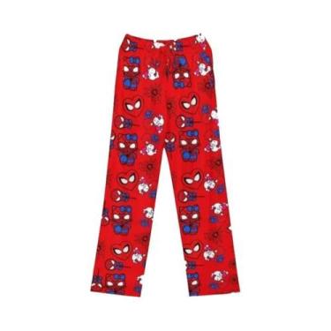 Imagem de Calças De Pijama De Pelúcia De Inverno Do Homem-Aranha Hello Kitty Y2K