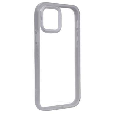 Imagem de Capa Capinha Case Transparente C/ Borda Compatível Iphone 12 - Tesla S