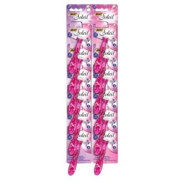 Imagem de Aparelho de Depilação Bic Soleil Feminino Corpo Rosa - Embalagem com 1